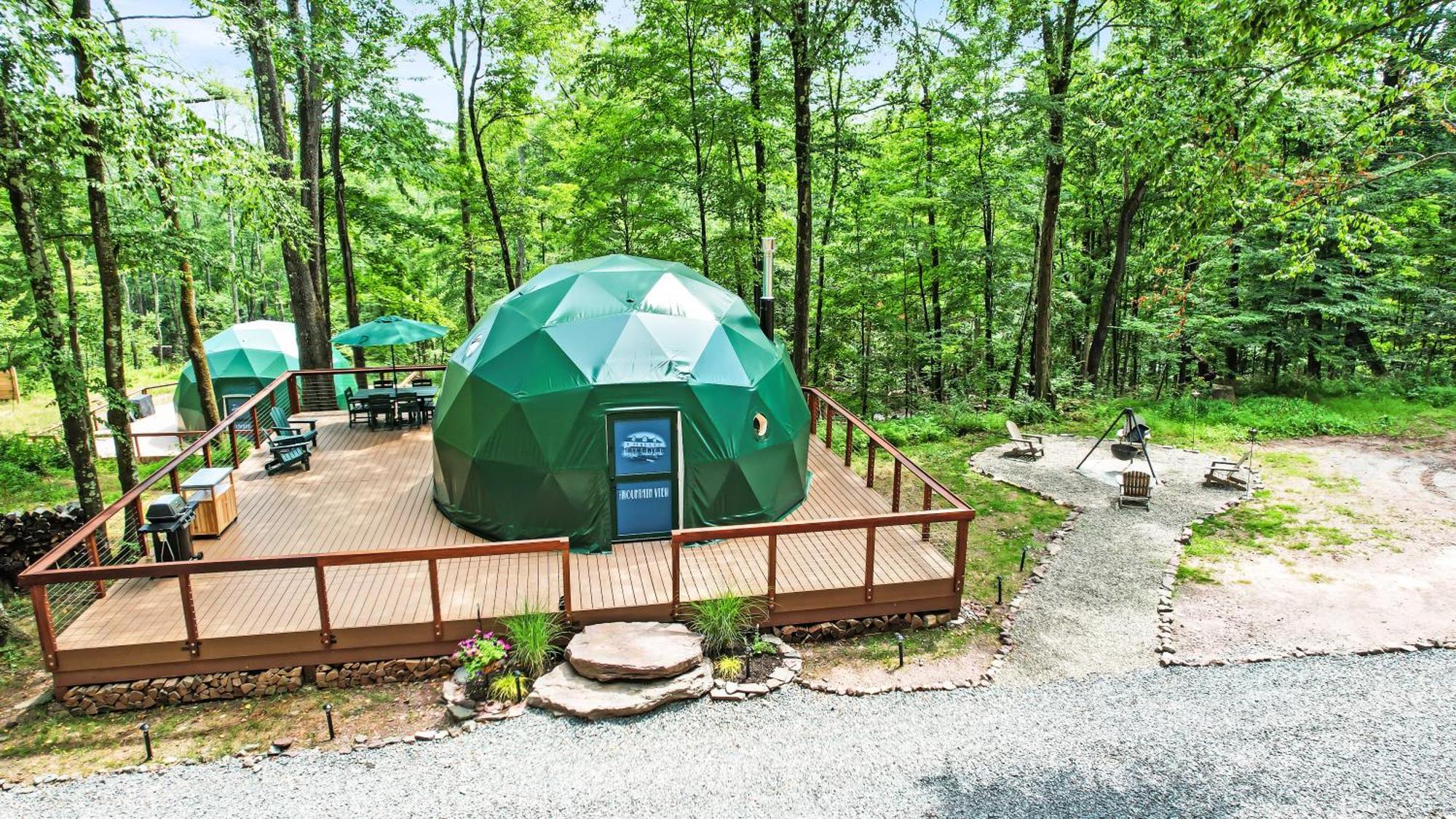 Domes At Catskills Swan Lake Exterior foto